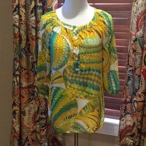 Banana Republic x Trina Turk Lightweight Tunic SZ2